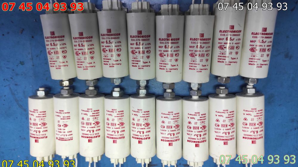 condensatori nepolarizati 2.5uF 250v 6.5uF 250v testati cu ESR METRU