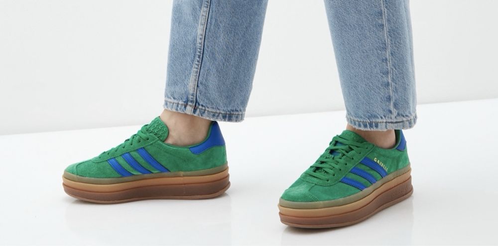 Новые кеды Adidas Gazelle Bold