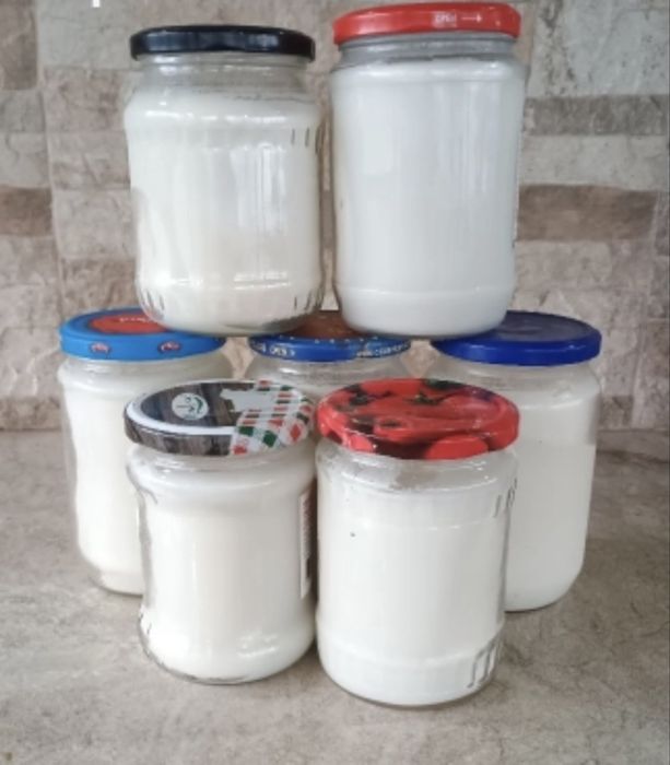 Прясна домашна свинска мас