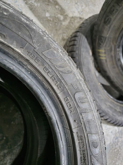 2x 185/55/14 VARA FULDA 6MM Stare ca noi