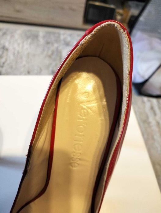 Pantofi femei stiletto din piele naturală marimea 39, Veronesse 413