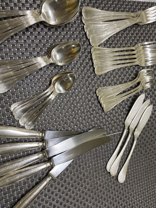 Set vintage Cristofle Rubans