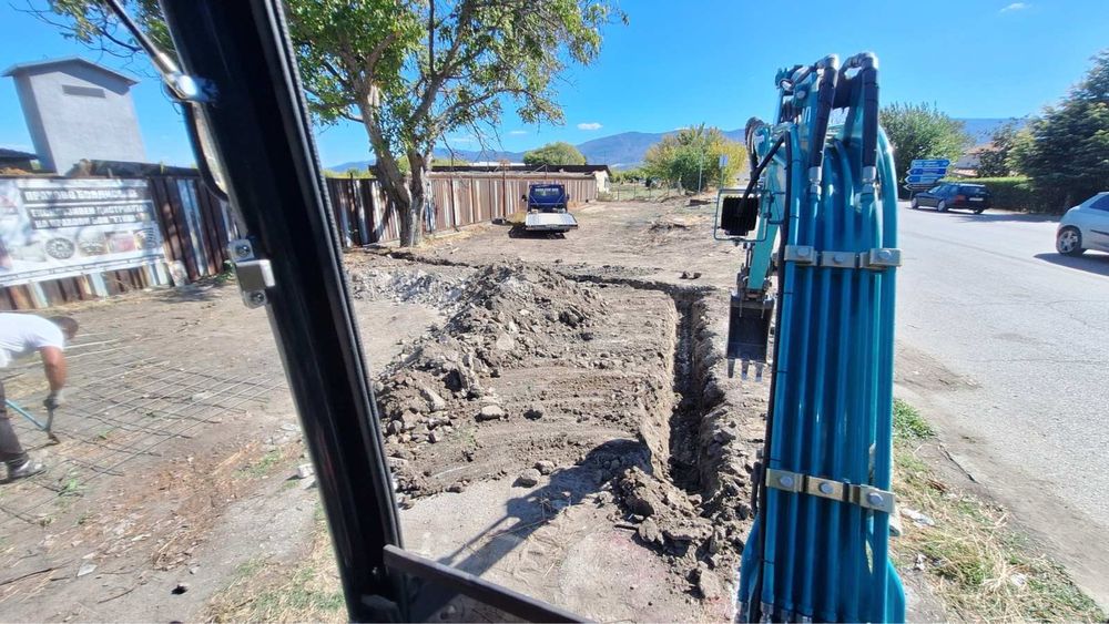 Услуга с мини багер 100 €