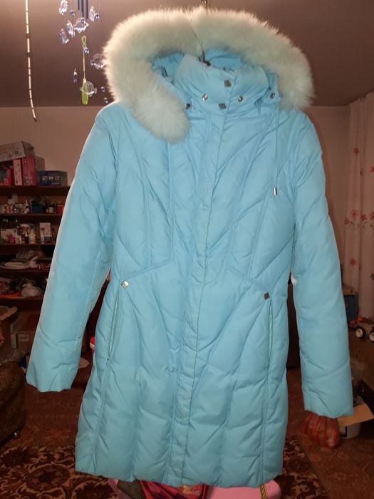 пуховик - лебяжий пух 44 размер