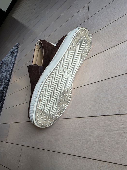 Tod’s мъжки Slip-On обувки от естествен велур – размер 42