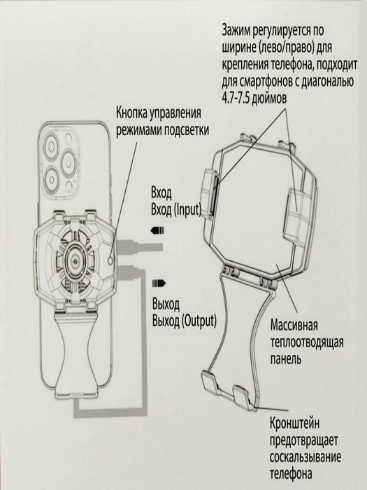 Охладитель для телефона — ледяное охлаждение для  игр, таксистов и стр