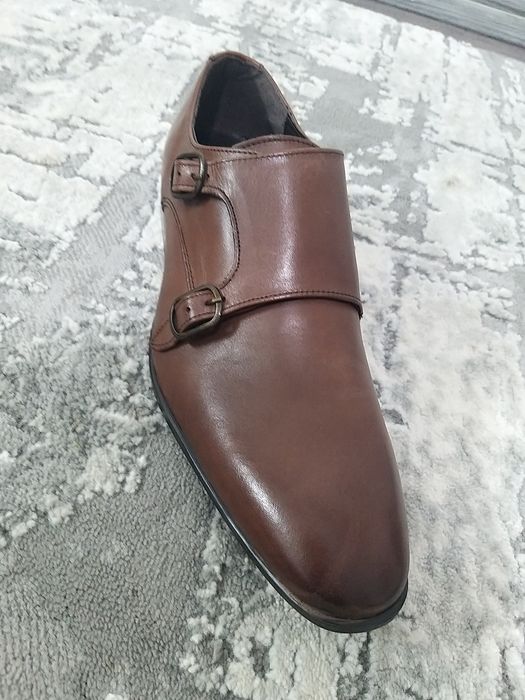 Asos Monk in brown pantofi barbati