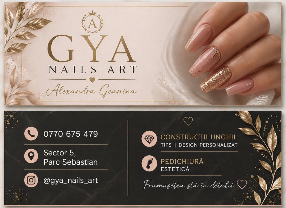 Manichiură profesională – unghii cu gel / semipermanente