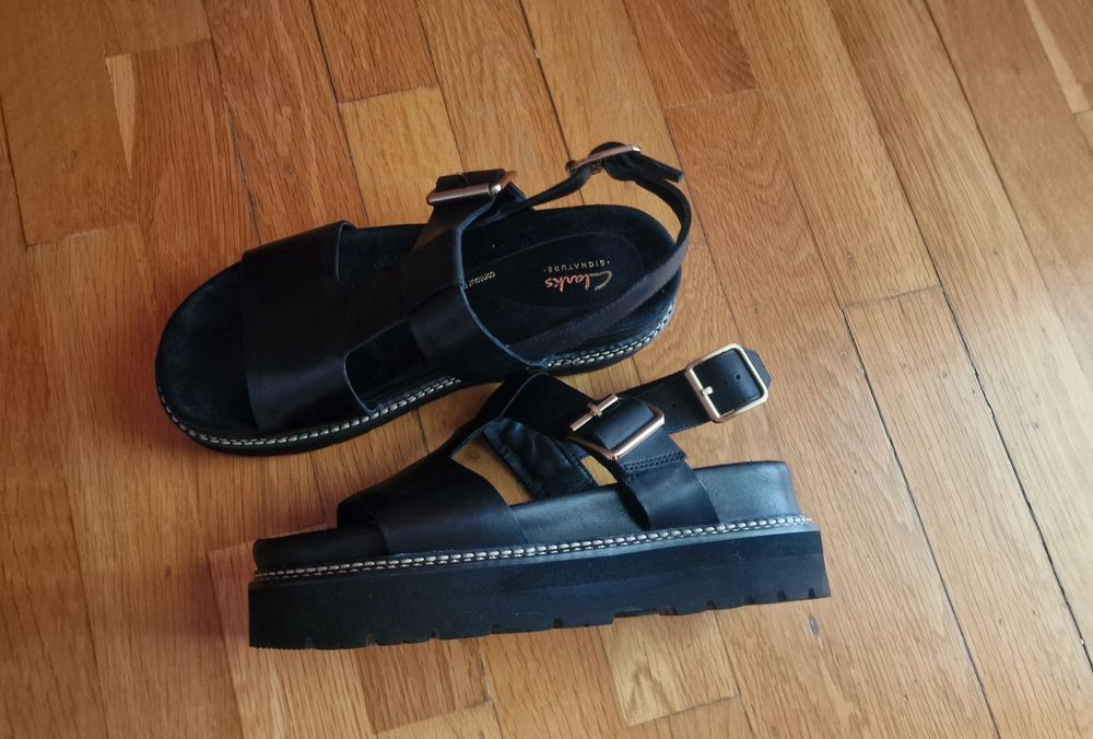 Дамски сандали естествена кожа