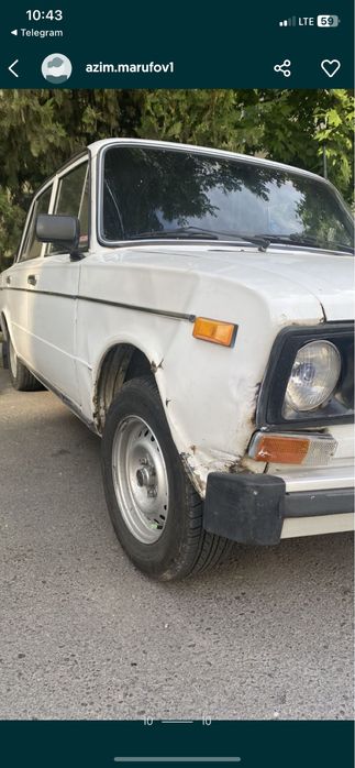 Jiguli 2106 rangi oq yaxshi holatda