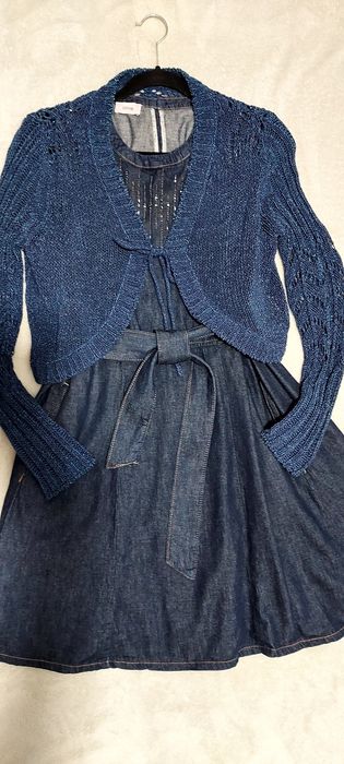 Rochie denim Motivi și bolero 36-38
