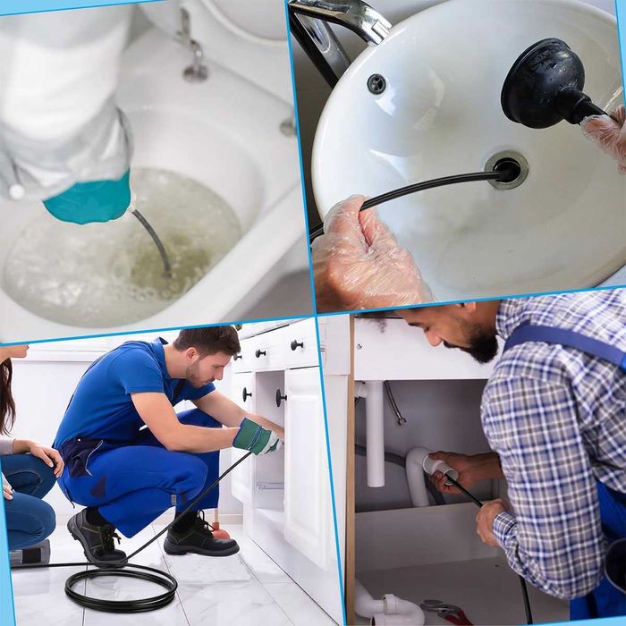 Нов маркуч за отпушване канали 20m С ДВЕ ДЮЗИ за KÄRCHER, BOSCH и др.