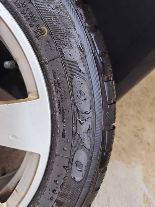 Roti 16" de Mercedes, cu anvelope 205/55/R16, marca Toyo, de iarna.