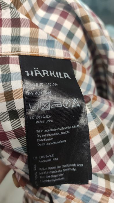 НОВА Мъжка риза Harkila 2XL с дълъг ръкав