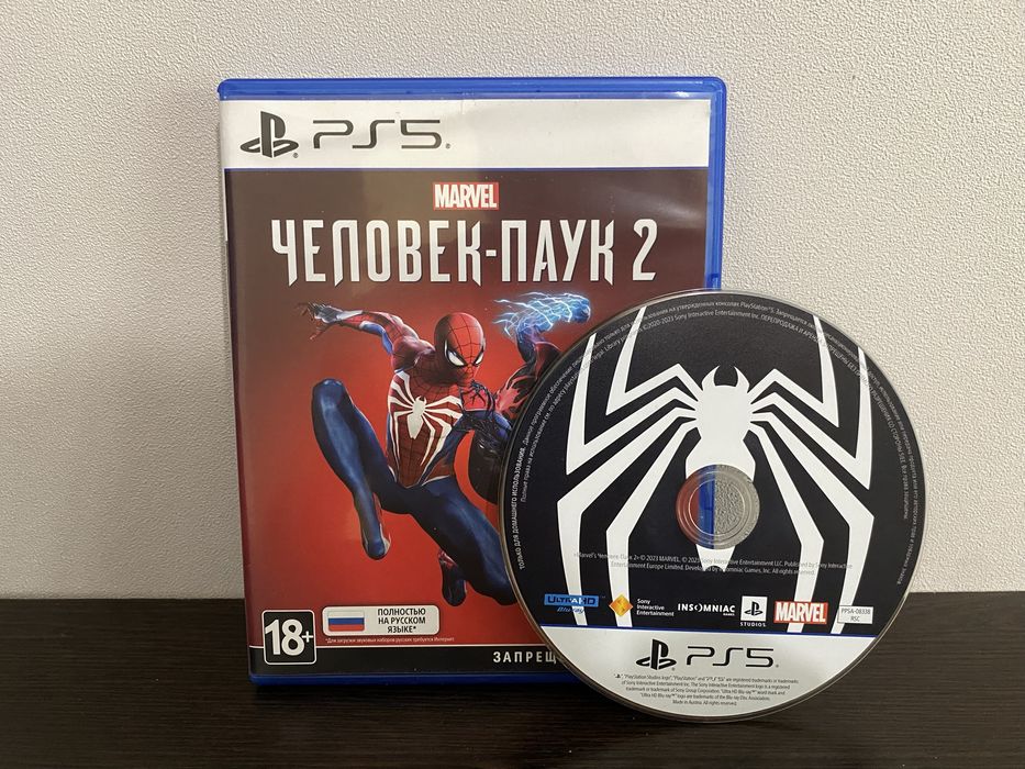 Человек паук 2 ps5 диск игра Spider man 2 пс5