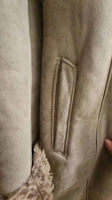 Автентичен винтидж кожух от кожа