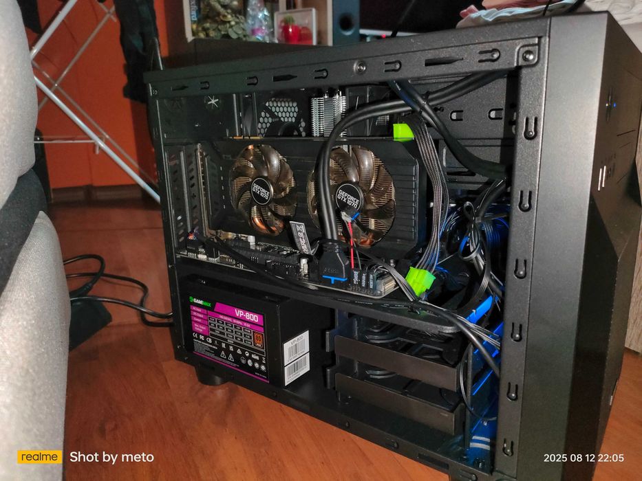 Компактна гейм машина с AMD Ryzen 3 3100 / 32 GB DDR4 / Palit GTX 1070 8 GB