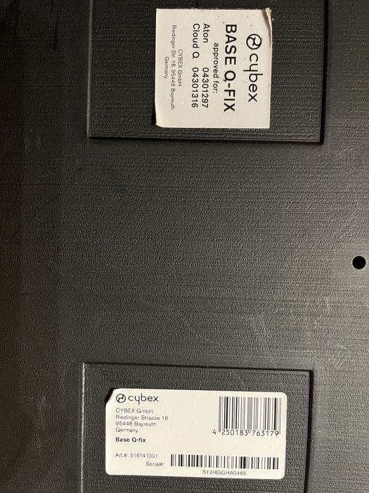 Cybex cloud q + base q fix + адаптери кош за кола с основа
