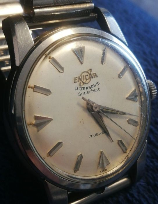 Ceas Bărbătesc Diver-Sub ENICAR Seapearl Ultrasonic Supertest EPSA