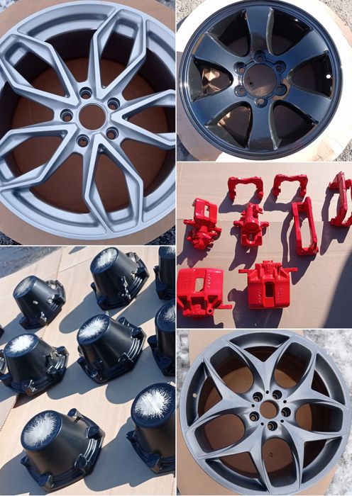 Полимерная покраска дисков .