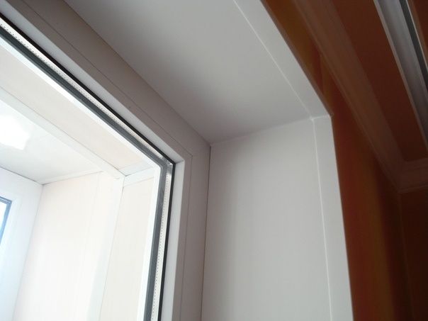 Откосы. Установка пластиковых откосов.