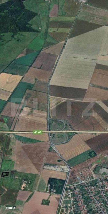 Teren extravilan de 280.000 mp, langa descarcare A1, Giarmata!