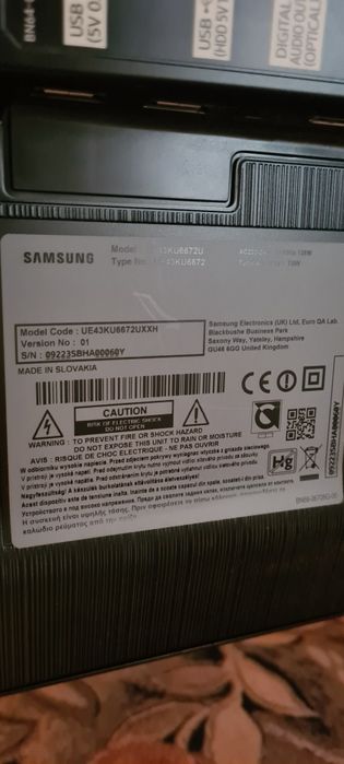 Телевизор Samsung за ремонт или за части