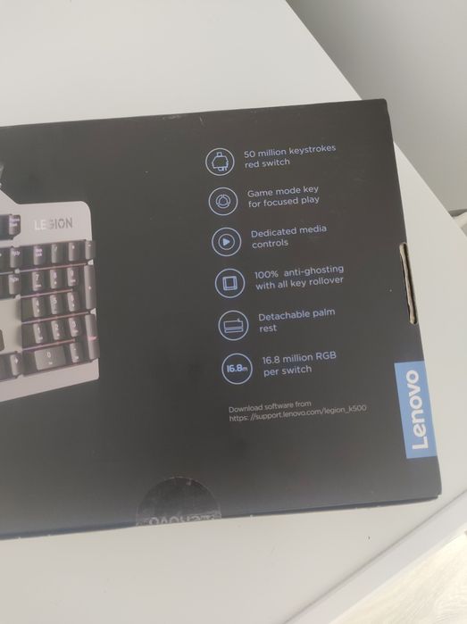 Tastatura Lenovo legion k500 rgb sigilată