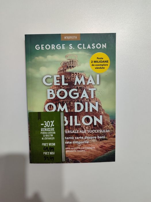 NOU Carte " Cel mai bogat om din Babilon"