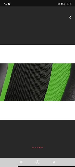 Scaun gaming MYRIA MG7406GR, negru-verde