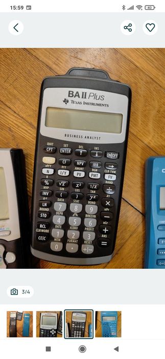 Calculator Casio Si Texas Instruments