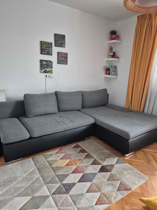 Coltar extensibil gri