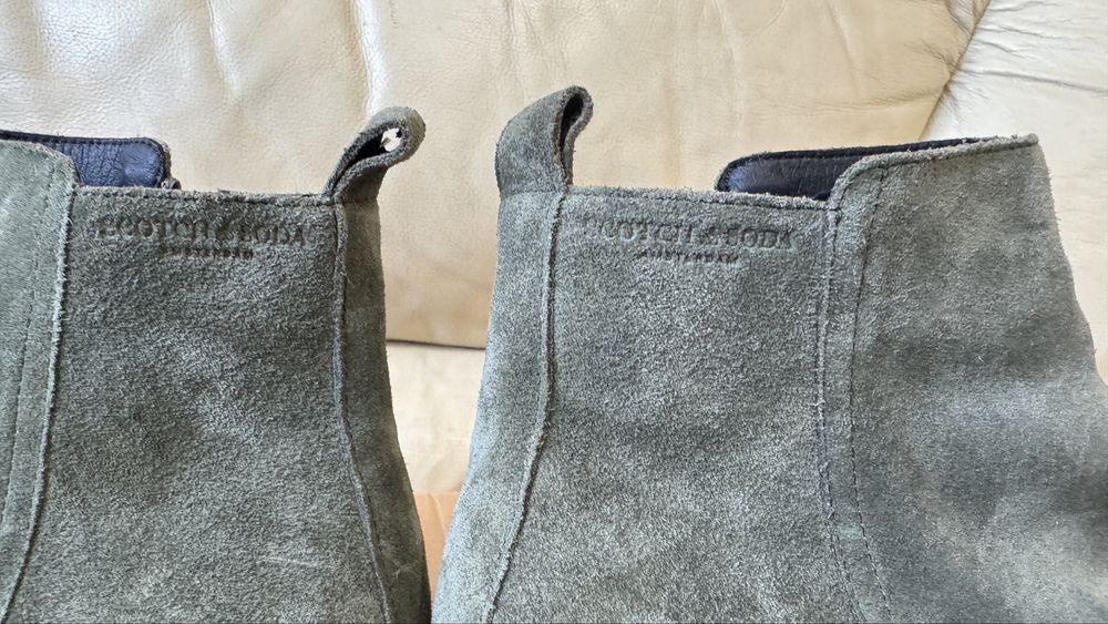 Scotch and soda - мъжки велурени боти