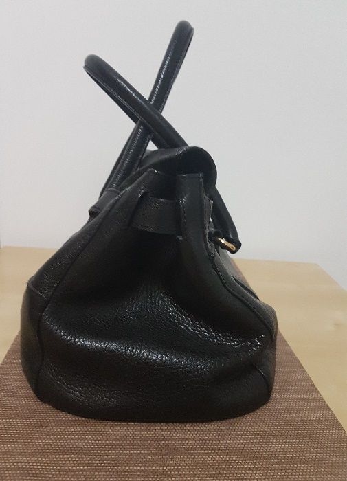 Geanta din piele naturala ZARA