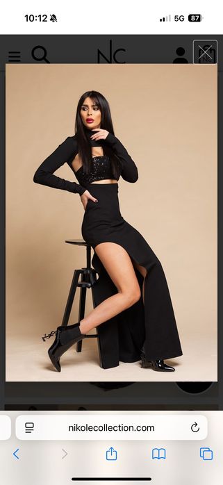 Nikole collection дълга рокля