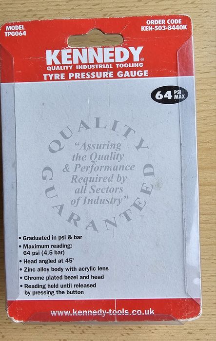 Manometru presiune roti, metalic (4.5 bar) - made in UK