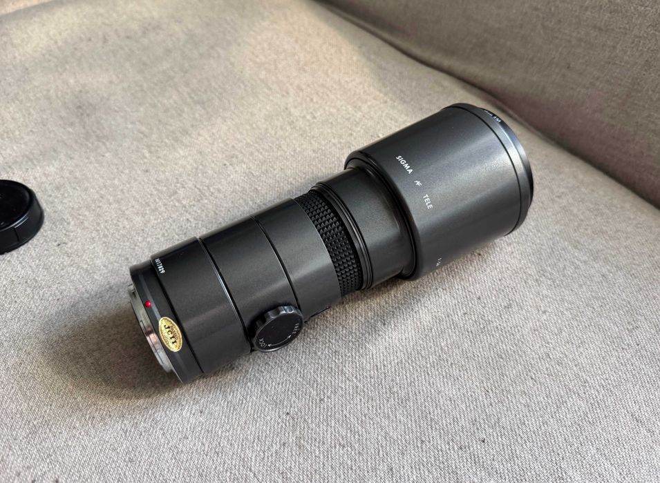 Sigma AF TELE 400mm f/5.6 Minolta Sony A + UV 72mm
