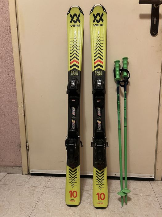 Детски ски 110см Volkl Racetiger и ски обувки Head J2 225мм