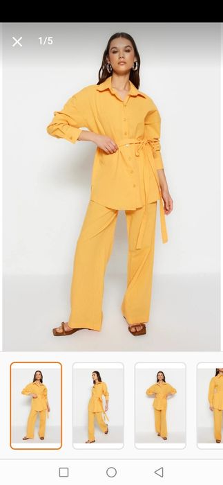Costum portocaliu Trendyol