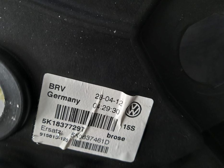 Macara geam electric stanga fata vw golf 6 5k 5k1837729t 5k0837461d