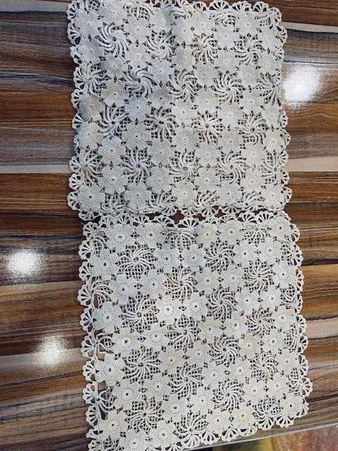 Дантелени плетива на една кука - карета, възглавнички