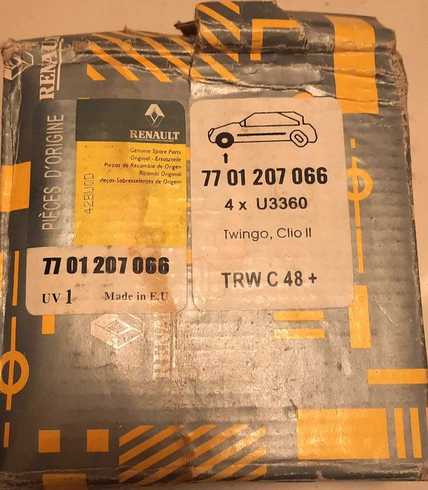 Placute frana NOI, față - Opel Astra H, J/ Chevrolet Cruze/ Renault Clio II