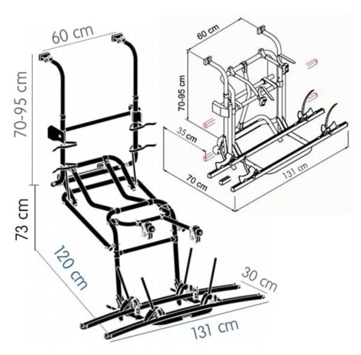 Suport biciclete Thule pe carlig