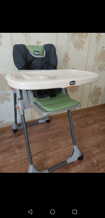 Детский стульчик для кормления chicco.