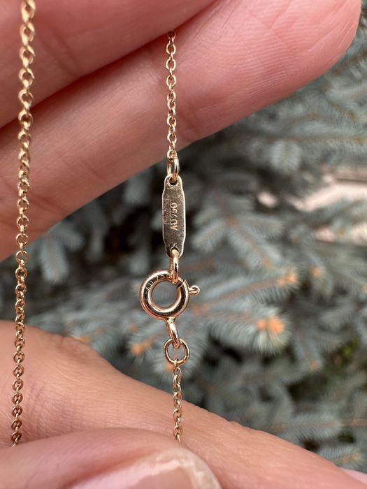 Золотое ожерелье Tiffany & Co. Оригинал