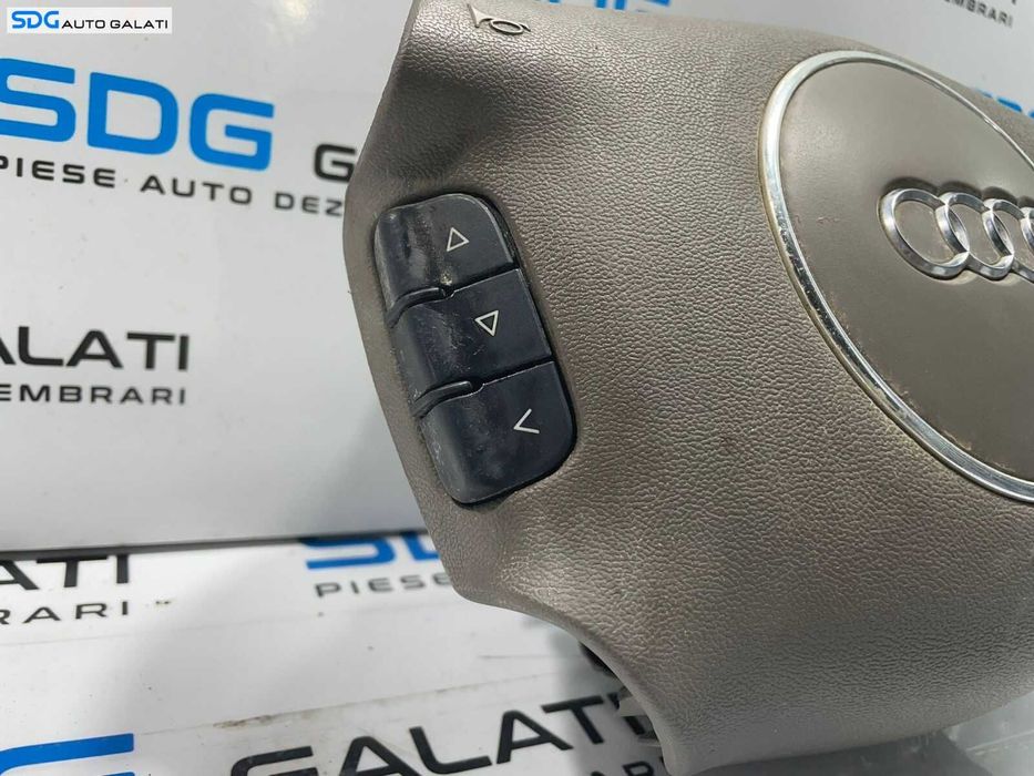 Airbag de pe Volan Crem 4 Spite Modelul cu Comenzi Audi A4 B6 2001 - 2005 [C1771]