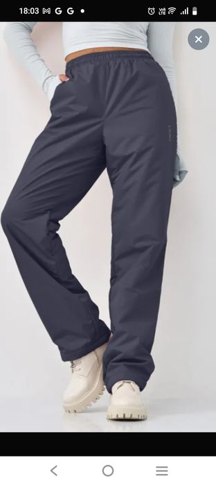 Утепленные брюки женские