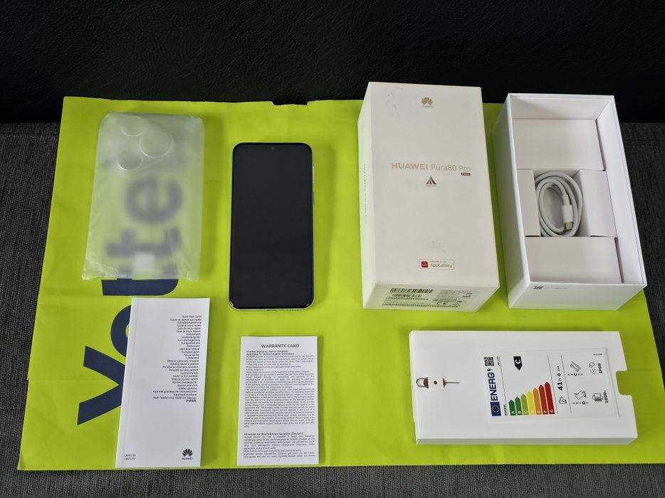 КАТО НОВ 512GB Huawei Pura 80 Pro Yettel Гаранция 2028г. White | Бял