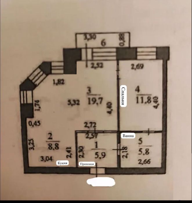 Продам квартиру 2-х комнатная студия