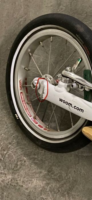 Bicicleta woom 1 cu placa pentru picioare